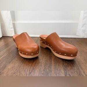 J.Crew Convertible Leather Clogs